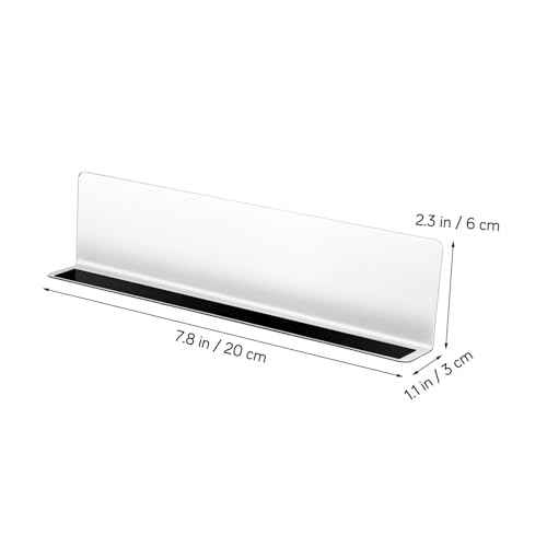 SOLUSTRE 6 Stück Warenteiler Lagerregal Supermarkt Regalteiler Klarer Regalteiler Multifunktions Regalteiler Kleine Lagerregale Kunststoff Regalteiler Lagerregal PVC SOLUSTRE 6 Stück Warenteiler Lagerregal Supermarkt Regalteiler Klarer Regalteiler Multifunktions Regalteiler Kleine Lagerregale Kunststoff Regalteiler Lagerregal PVC von SOLUSTRE