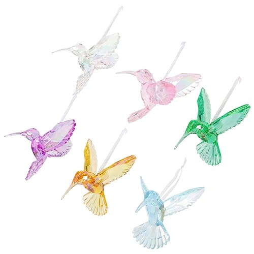SOLUSTRE 6 Stücke Acryl Decor Garten Decor Vogel Ornamente Decke Hängen und Garten SOLUSTRE 6 Stücke Acryl Decor Garten Decor Vogel Ornamente Decke Hängen und Garten von SOLUSTRE