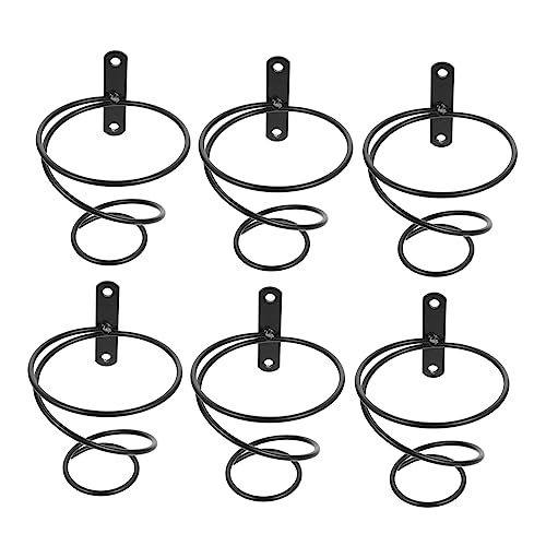 SOLUSTRE Wandmontierte Weinflaschenhalter Metall Weinständer Organizer Rostfreier Weinregal für Zuhause Offenes Design für Spirituosenflaschen 6 Stück für Weinliebhaber SOLUSTRE Wandmontierte Weinflaschenhalter Metall Weinständer Organizer Rostfreier Weinregal für Zuhause Offenes Design für Spirituosenflaschen 6 Stück für Weinliebhaber von SOLUSTRE