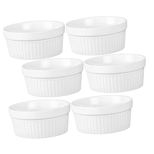 SOLUSTRE 6Stücke Teiliges Keramik Desserttassen Multifunktionale Backbecher für Muffins Pudding und für Haushalt und Backbedarf für Kuchen Obst und Snacks SOLUSTRE 6Stücke Teiliges Keramik Desserttassen Multifunktionale Backbecher für Muffins Pudding und für Haushalt und Backbedarf für Kuchen Obst und Snacks von SOLUSTRE