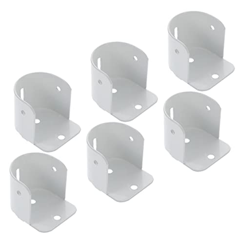 SOLUSTRE 6stücke Gardinenstangenhalter Aus Robustem Eisen Stabil Wand Befestigt Um Gardinenstangen Zu Stützen Mit Hervorragender Tragfähigkeit Und Rostresistenter Oberfläche SOLUSTRE 6stücke Gardinenstangenhalter Aus Robustem Eisen Stabil Wand Befestigt Um Gardinenstangen Zu Stützen Mit Hervorragender Tragfähigkeit Und Rostresistenter Oberfläche von SOLUSTRE