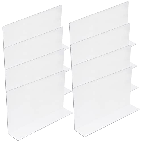 SOLUSTRE 8 Pcs Kunststoff Schrank Teiler Separator für Draht Regale Organisation Robust von SOLUSTRE