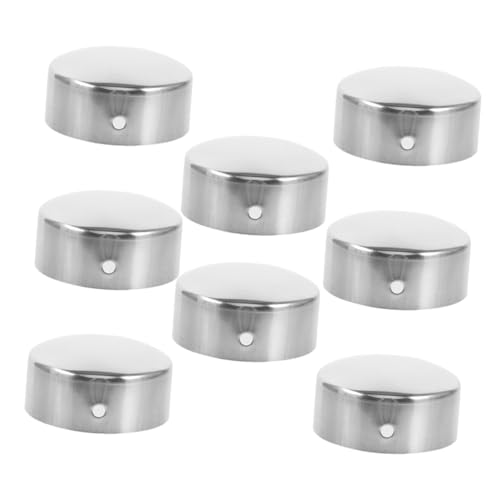 SOLUSTRE 8 Stück Handläuf -endabdeckung Leiter -endkappen Handlauf-endkappen Silber Rostfreier Stahl SOLUSTRE 8 Stück Handläuf -endabdeckung Leiter -endkappen Handlauf-endkappen Silber Rostfreier Stahl von SOLUSTRE