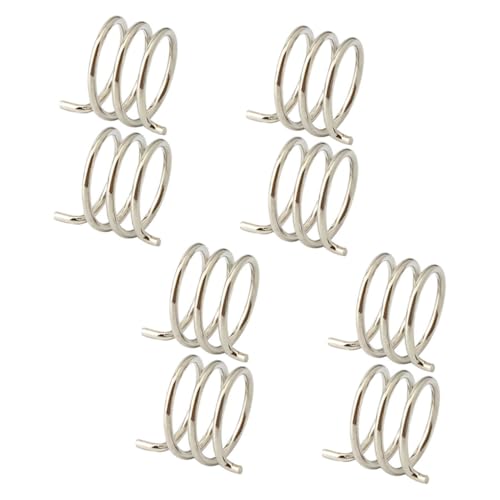 SOLUSTRE 8 Stück Teiliges Fahrrad Scheibenbremsen Rückholfedern aus Stahl Langlebige Bremsklammer Federn für Mountain Rennräder Schnelle Bremsreaktion Wetterbeständig und Verschleißfest von SOLUSTRE