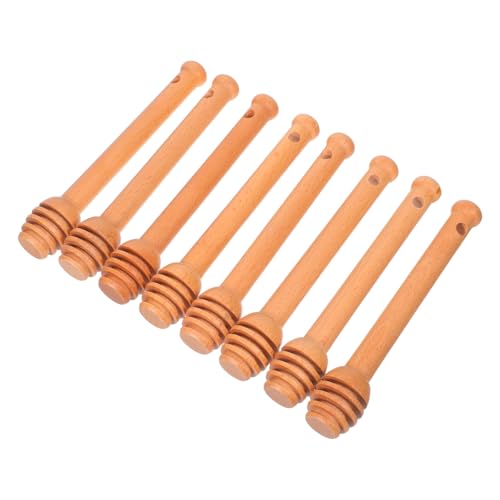 SOLUSTRE 8 Stück Teiliges Holz-honiglöffel Langlebiger Buchenholz-honigstab mit Honigwaben-Design Präziser Honig Marmeladenrührer Kompakter Wiederverwendbarer SOLUSTRE 8 Stück Teiliges Holz-honiglöffel Langlebiger Buchenholz-honigstab mit Honigwaben-Design Präziser Honig Marmeladenrührer Kompakter Wiederverwendbarer von SOLUSTRE