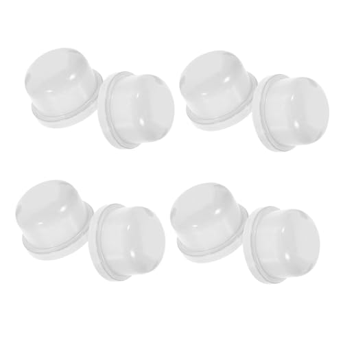 SOLUSTRE 8 Stück Teiliges Lampenschirm Halter Clip Metalladapter für Lampen Rustikal und Langlebig für Tischleuchten und Vielseitige Dekoration Weiß von SOLUSTRE