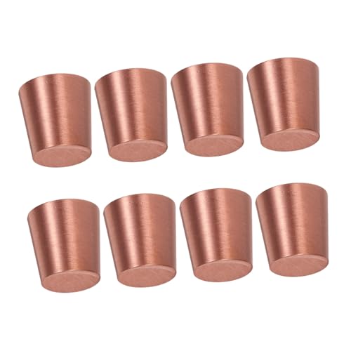 SOLUSTRE 8 Stück Teiliges Messingmöbel-fußset Konische rutschfeste Möbelpads für Holztabletts Schmuckkästen Displaybretter Stilvolle Langlebige Messingfüße für Möbel und Dekoration von SOLUSTRE