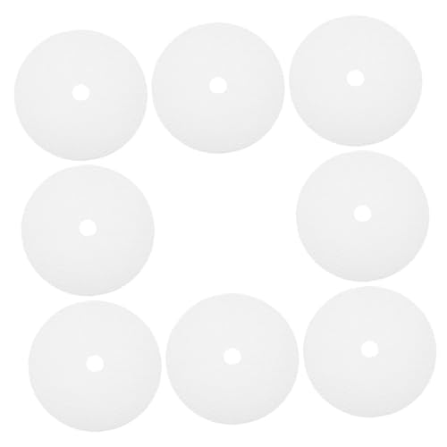SOLUSTRE 8 Stück Teiliges Runde Silikon Dehydrator Pads Antihaftbeschichtet Hitzebeständig Wiederverwendbar für Obst und Lebensmitteltrockner Geeignet für Gemüse Kräuter und Nüsse von SOLUSTRE