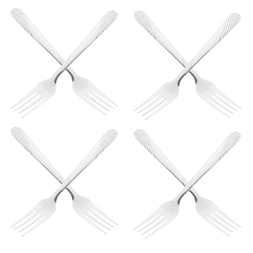 SOLUSTRE 8 Stück Teiliges Set Edelstahlgabeln für Steak und Obst Hochwertige Rostfreie Besteckgabeln für Restaurant und Zuhause Vielseitige Verwendung für Partys Camping und SOLUSTRE 8 Stück Teiliges Set Edelstahlgabeln für Steak und Obst Hochwertige Rostfreie Besteckgabeln für Restaurant und Zuhause Vielseitige Verwendung für Partys Camping und von SOLUSTRE