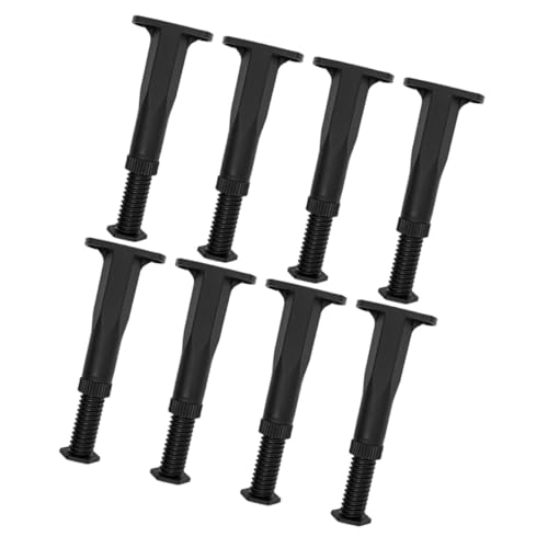 SOLUSTRE 8 Stück Verstellbare Möbelbeine Teilig Höhenverstellbare Bettrahmen Stützfüße Möbelstützen für Schrank Tisch Sofa Tv Schrank Wohnzimmer von SOLUSTRE