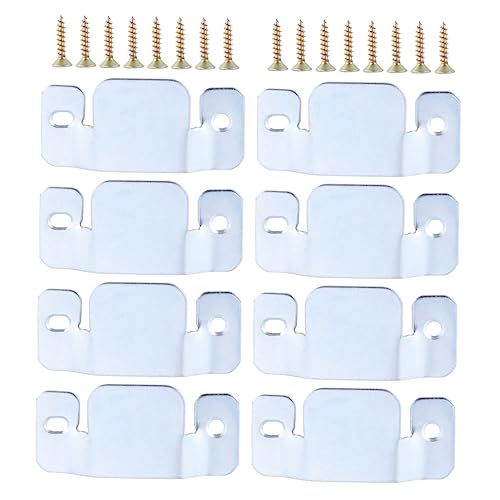 SOLUSTRE 8stücke Sofa-verbindungsstücke Aus Robustem Metall Für Ineinandergreifende Möbel Mit Schrauben Für Einfache Montage Holzrahmen von SOLUSTRE