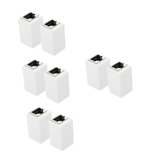 SOLUSTRE 8stücke Ethernet Kupplung Für Und Netzwerkkabel Installieren Lösung Verlängerung Von LAN-verbindungen Stabiler Datentransfer Netzwerklags von SOLUSTRE