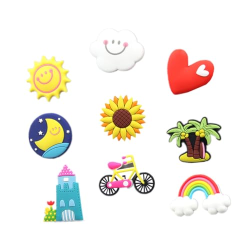 SOLUSTRE 9 Stück Teiliges Kühlschrankmagnet Kreativen Dekorativen Formen Wie Wolke Herz Regenbogen und Sonne Starke Haftkraft Langlebig für Kühlschrank Whiteboard und Heimdeko SOLUSTRE 9 Stück Teiliges Kühlschrankmagnet Kreativen Dekorativen Formen Wie Wolke Herz Regenbogen und Sonne Starke Haftkraft Langlebig für Kühlschrank Whiteboard und Heimdeko von SOLUSTRE