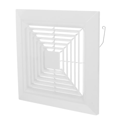 SOLUSTRE Abdeckung mit Feder Eckige Deckenlüfter Abdeckplatte für Badezimmer und Küche Wetterbeständig Langlebig Luftzirkulation Verbessert Modernes Design SOLUSTRE Abdeckung mit Feder Eckige Deckenlüfter Abdeckplatte für Badezimmer und Küche Wetterbeständig Langlebig Luftzirkulation Verbessert Modernes Design von SOLUSTRE