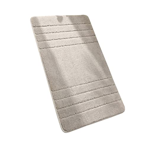 SOLUSTRE Absorbierende Badematte rutschfest mit Dickem Wasseraufnahmefähige Fußmatte für Badezimmer Eingang Wohnzimmer und Schlafzimmer Strapazierfähiger und Formstabiler Badteppich ohne von SOLUSTRE
