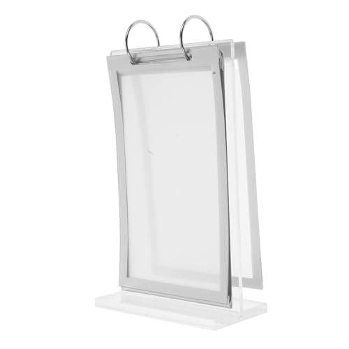 SOLUSTRE Acryl Flip Desktop Schildhalter Transparent für Speisekarte Tischschild Restaurant Display Stand mit Einfacher Seitenumblätterung und Vielseitiger Nutzung SOLUSTRE Acryl Flip Desktop Schildhalter Transparent für Speisekarte Tischschild Restaurant Display Stand mit Einfacher Seitenumblätterung und Vielseitiger Nutzung von SOLUSTRE
