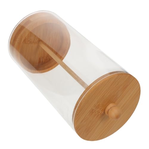 SOLUSTRE Acryl Trinkhalm Organizer mit Holzdeckel Transparenter Strohhalmspender und Löffel-gabel-halter für Küche und Theke Platzsparender Mehrzweck Aufbewahrungsbehälter SOLUSTRE Acryl Trinkhalm Organizer mit Holzdeckel Transparenter Strohhalmspender und Löffel-gabel-halter für Küche und Theke Platzsparender Mehrzweck Aufbewahrungsbehälter von SOLUSTRE