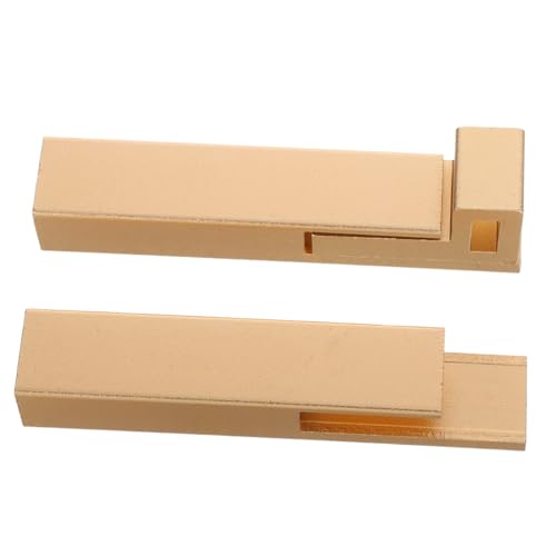SOLUSTRE Aluminium-türriegel mit Mattem Goldfinish Schiebbarer Einsteckverschluss für Badezimmer Schlafzimmer und Toiletten Langlebiger Diebstahlschutz Einfache Bedienung Stilvoll und von SOLUSTRE