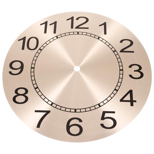 SOLUSTRE Für Wanduhr Rundes Uhr- Uhrteil Aus Aluminium Für Wanduhren Für Uhrenreparatur von SOLUSTRE