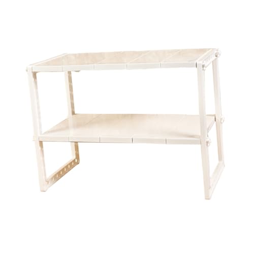 SOLUSTRE Ausziehbares Unter Spülenschrank Regal Organizer Lagig Bpa Frei Küchenregal Verstellbar Freistehend Platzsparend für Küchenschrank und Arbeitsplatte von SOLUSTRE