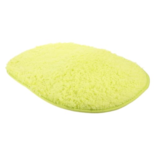 SOLUSTRE Badezimmermatte Oval rutschfeste Duschvorleger aus Weichem Saugfähigem Material Pflegeleicht Maschinenwaschbar für Badezimmerdekor und Vielseitige Nutzung von SOLUSTRE