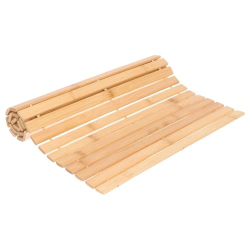 SOLUSTRE Badteppich rutschfest Bambusmatte Langlebig Anti rutsch Bodenmatte für Badezimmer Schlafzimmer Wc Vielseitig Einsetzbar Stilvolles Design von SOLUSTRE