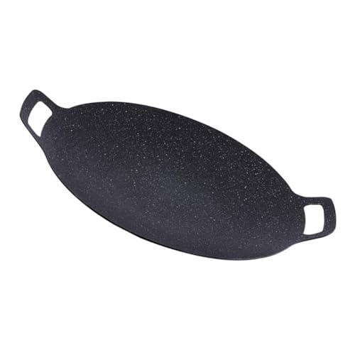 SOLUSTRE Bbq-grillpfanne Rund Leicht Tragbar Antihaftbeschichtung Gleichmäßige Hitzeverteilung Für Outdoor Camping Grillen Von Garnelen Fleisch Gemüse SOLUSTRE Bbq-grillpfanne Rund Leicht Tragbar Antihaftbeschichtung Gleichmäßige Hitzeverteilung Für Outdoor Camping Grillen Von Garnelen Fleisch Gemüse von SOLUSTRE