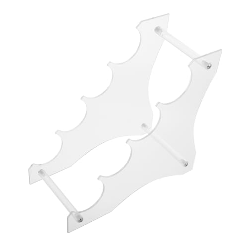 SOLUSTRE Blitzständerhalter Für Taschenlampen Taschenlampenständerhalter Rack Für Taschenlampen Tischständer Taschenlampendisplayhalter Rack Für Display Transparentes Acryl von SOLUSTRE