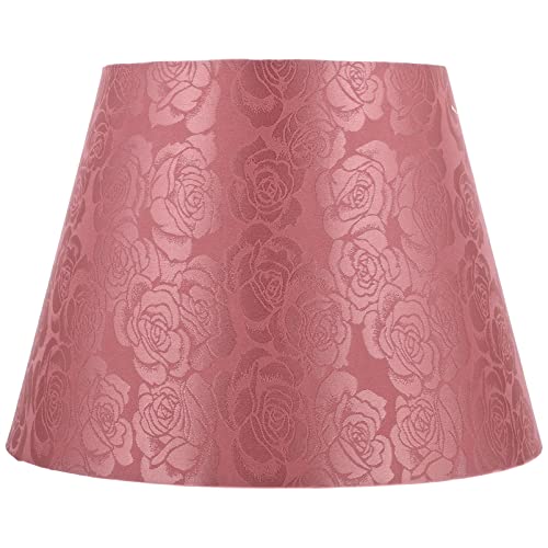 SOLUSTRE Blumen-muster Lampenschirm Aus Geeignet Dekorative Abdeckung Für Tischlampe Stehlampe Schlafzimmer Und Wohnzimmer Einfache Installation Elegantes Design Tiefem Rosé SOLUSTRE Blumen-muster Lampenschirm Aus Geeignet Dekorative Abdeckung Für Tischlampe Stehlampe Schlafzimmer Und Wohnzimmer Einfache Installation Elegantes Design Tiefem Rosé von SOLUSTRE