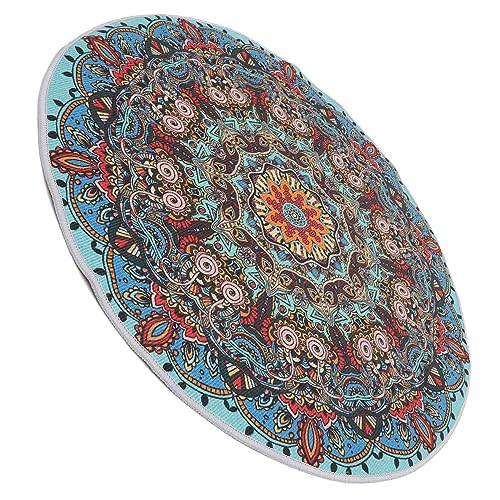 SOLUSTRE Boho Ethnic Teppich Rund Hochdicht Waschbar Wohnzimmer Schlafzimmer Esszimmer Dekorativer Bodenteppich Unique Home Carpet Teppich Wohnzimmer Bohemian Muster SOLUSTRE Boho Ethnic Teppich Rund Hochdicht Waschbar Wohnzimmer Schlafzimmer Esszimmer Dekorativer Bodenteppich Unique Home Carpet Teppich Wohnzimmer Bohemian Muster von SOLUSTRE