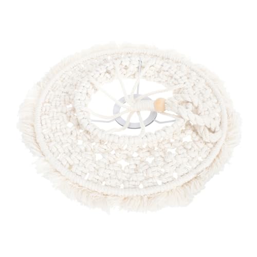 SOLUSTRE Boho Handgewebter Lampenschirm Hängelampe Dekorative Lichtabdeckung für Zuhause Hotel Wohnzimmer Schlafzimmer Esszimmer von SOLUSTRE