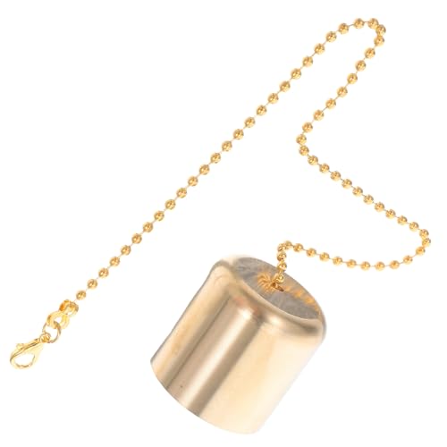 SOLUSTRE Brass Candle Snuffer Cap für Öl Flaschenlampen Kleines Hitzebeständiges Messing-Design Vintage Flammenlöscher für Dekorative Heimaccessoires Langlebig und Leicht zu Reinigen von SOLUSTRE