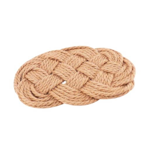 SOLUSTRE Braun Geflochtenes Handgefertigtes Baumwoll Tischset Elliptisch Hitzeisolierend Rutschfester Tischuntersetzer Flexible Langlebige Tischdecke für Zuhause und Restaurant SOLUSTRE Braun Geflochtenes Handgefertigtes Baumwoll Tischset Elliptisch Hitzeisolierend Rutschfester Tischuntersetzer Flexible Langlebige Tischdecke für Zuhause und Restaurant von SOLUSTRE