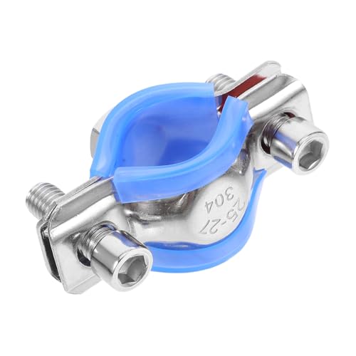 SOLUSTRE Bürostuhl Reparaturset Metallklemme mit Kunststoffpolster Rohrschellen Robustes Sitzstützsystem gegen Einsinken Kompatibel Langlebiger Bürostuhl schutz für Komfortables Arbeiten von SOLUSTRE