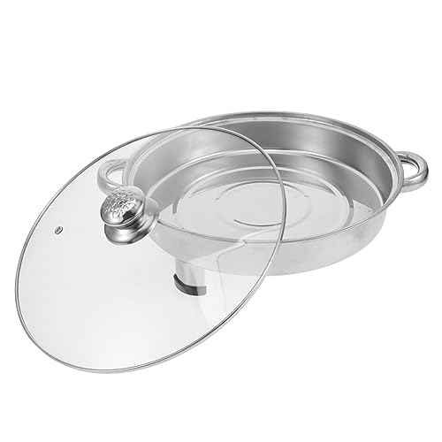 SOLUSTRE Buffetplatte mit Deckel Multifunktionale und Heizschale für Grill und Buffet Leicht zu Reinigen und Praktisch für Snacks und Speisen SOLUSTRE Buffetplatte mit Deckel Multifunktionale und Heizschale für Grill und Buffet Leicht zu Reinigen und Praktisch für Snacks und Speisen von SOLUSTRE