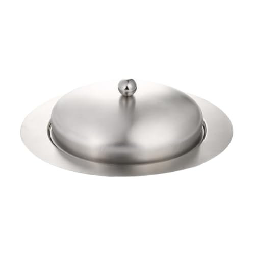 SOLUSTRE Butterdose mit Deckel Serviertablett Rostbeständig Frische Butterhalter Küchen Buttergefäß mit Leicht zu Handhabendem Deckelknopf Modernes Design SOLUSTRE Butterdose mit Deckel Serviertablett Rostbeständig Frische Butterhalter Küchen Buttergefäß mit Leicht zu Handhabendem Deckelknopf Modernes Design von SOLUSTRE