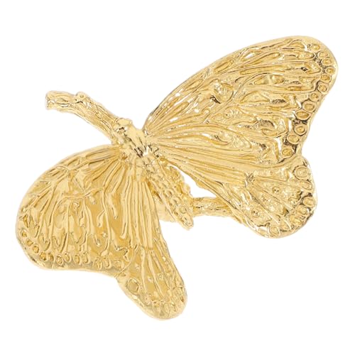 SOLUSTRE Butterfly Schrankgriff Messing Glänzend Langlebig Schubladenknauf Möbelgriff Vielseitig für Küchenschrank Kommode Kleiderschrank Geeignet SOLUSTRE Butterfly Schrankgriff Messing Glänzend Langlebig Schubladenknauf Möbelgriff Vielseitig für Küchenschrank Kommode Kleiderschrank Geeignet von SOLUSTRE