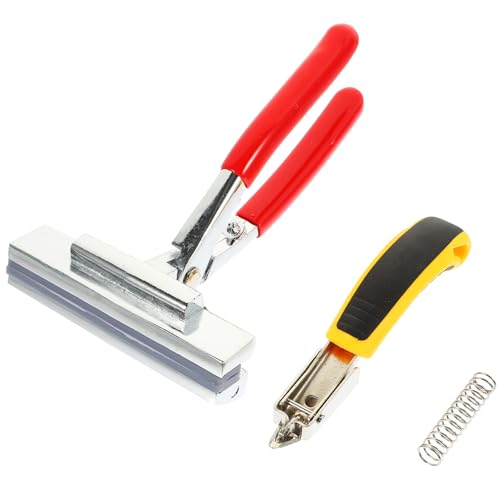 SOLUSTRE Canvas Zange Set mit Abzieher Dehnungszange und Tack Puller Werkzeug für Ölgemälde Stabiler Abzieher für Einfaches Spannen Großer Leinwände von SOLUSTRE