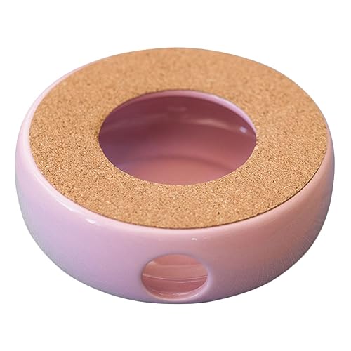 SOLUSTRE Ceramic Teapot Heater Teewärmer aus Keramik Praktische Wärmebasis für Teekannen Multifunktional als Kaffee und Milchwärmer Hochwertige Keramik für Entspannte von SOLUSTRE