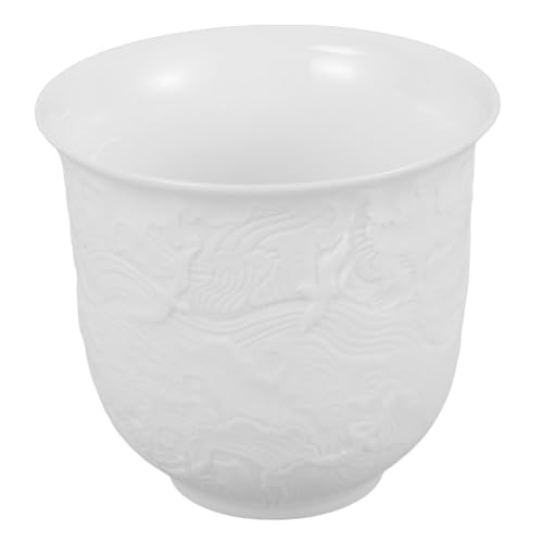 SOLUSTRE Chinesische Teetasse aus Keramik Retro Design für Teeceremonien und Moderates Volumen und Ergonomische Form von SOLUSTRE