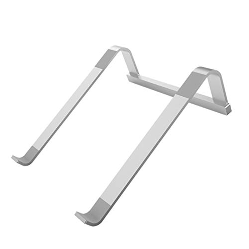 SOLUSTRE Faltbarer Laptop-ständer Aus Erhöhungsbasis Für Notebook-Computer Stabiler Schreibtisch- Mit Wärmeableitungsdesign Für Ergonomisches Arbeiten Silberfarben von SOLUSTRE