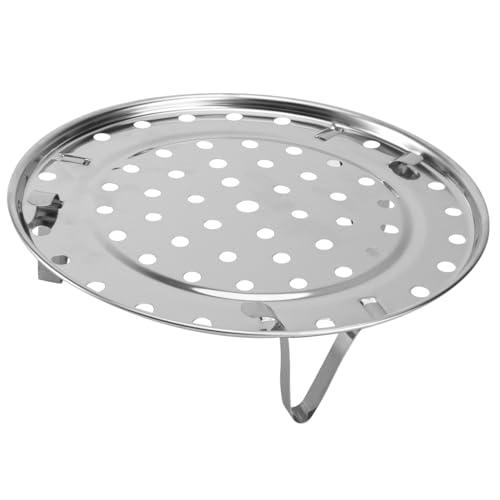 SOLUSTRE Dampfgarer Gestell Kleiner Runder Dampfeinsatz Dreibeinig Rostfrei Vielseitig für Küche Kochen Backen Dämpfen Passend für Töpfe und Pfannen SOLUSTRE Dampfgarer Gestell Kleiner Runder Dampfeinsatz Dreibeinig Rostfrei Vielseitig für Küche Kochen Backen Dämpfen Passend für Töpfe und Pfannen von SOLUSTRE
