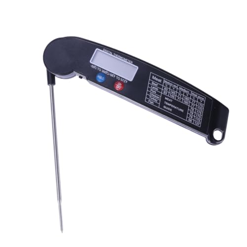 SOLUSTRE Digitales Sondenthermometer mit Faltbarer Sonde und Magnet Instant Read Temperaturmessgerät für Grill Bbq Küche Messbereich Genauigkeit SOLUSTRE Digitales Sondenthermometer mit Faltbarer Sonde und Magnet Instant Read Temperaturmessgerät für Grill Bbq Küche Messbereich Genauigkeit von SOLUSTRE