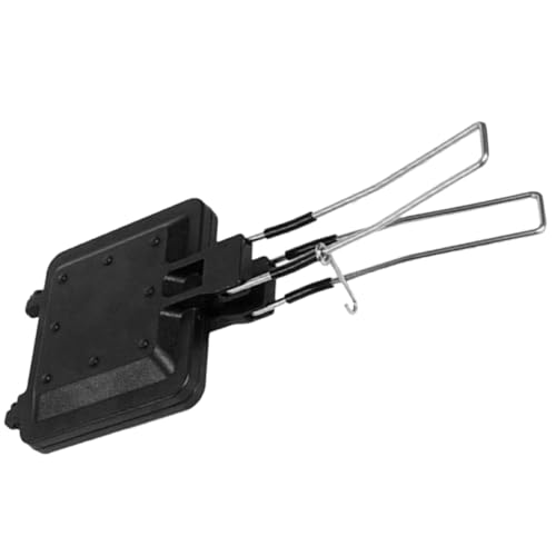 SOLUSTRE Doppelseitige Sandwich Bratpfanne Edelstahl Antihaftbeschichtet Klappbar Ergonomischer Griff Vielseitig für Frühstück Toast und Spiegeleier für Küche und Outdoor Einsatz SOLUSTRE Doppelseitige Sandwich Bratpfanne Edelstahl Antihaftbeschichtet Klappbar Ergonomischer Griff Vielseitig für Frühstück Toast und Spiegeleier für Küche und Outdoor Einsatz von SOLUSTRE