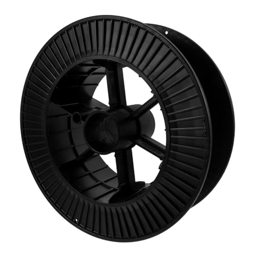 SOLUSTRE Drahtspule Kunststoffspule Leere Spulen I-Förmig Multifunktional für Schweißdraht Verpackung Kabelaufwicklung aus Robustem Kunststoff Leicht für Heimwerker Lagerung und Transport Schwarz SOLUSTRE Drahtspule Kunststoffspule Leere Spulen I-Förmig Multifunktional für Schweißdraht Verpackung Kabelaufwicklung aus Robustem Kunststoff Leicht für Heimwerker Lagerung und Transport Schwarz von SOLUSTRE