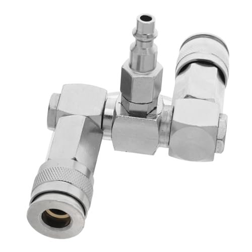 SOLUSTRE Drehbarer Pneumatik Luftkompressor Verteiler aus Carbonstahl Schnellkupplung mit Luftdichter Abdichtung Kompatibel für Druckluftzubehör Robust und Wartungsarm SOLUSTRE Drehbarer Pneumatik Luftkompressor Verteiler aus Carbonstahl Schnellkupplung mit Luftdichter Abdichtung Kompatibel für Druckluftzubehör Robust und Wartungsarm von SOLUSTRE