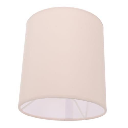 SOLUSTRE Drum Lampshade aus Stoff Zylindrischer Lampenschirm Ersatz für Steh- Tisch Pendelleuchten Beiger Lampenüberzug für Wohnzimmer und Schlafzimmer Leicht zu Installieren Dekorativ und von SOLUSTRE