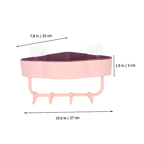 SOLUSTRE Eckregal ohne Bohren aus Hochwertigem PP Wasserdichtes Vielseitiges Wandregal mit Ablauflöchern für Badezimmer Küche und Toilette Platzsparender Organizer mit Hoher Tragfähigkeit SOLUSTRE Eckregal ohne Bohren aus Hochwertigem PP Wasserdichtes Vielseitiges Wandregal mit Ablauflöchern für Badezimmer Küche und Toilette Platzsparender Organizer mit Hoher Tragfähigkeit von SOLUSTRE