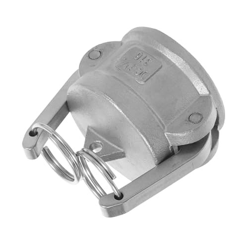 SOLUSTRE Edelstahl Camlock Schnellkupplung Dc Staubkappe für Rohrleitungen Verschleißfest Druckbeständig Auslaufsicher Kompatibel mit Öl-tankwagen Schnelle Verbindung SOLUSTRE Edelstahl Camlock Schnellkupplung Dc Staubkappe für Rohrleitungen Verschleißfest Druckbeständig Auslaufsicher Kompatibel mit Öl-tankwagen Schnelle Verbindung von SOLUSTRE