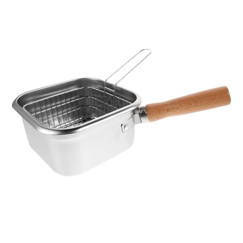 SOLUSTRE Edelstahl Fritteuse mit Korb Multifunktionaler Tragbarer Topf zum Frittieren Kochen und Dämpfen Langlebiger Deep Fryer für Fisch Hähnchen und Pommes für Zuhause und Outdoor-einsatz SOLUSTRE Edelstahl Fritteuse mit Korb Multifunktionaler Tragbarer Topf zum Frittieren Kochen und Dämpfen Langlebiger Deep Fryer für Fisch Hähnchen und Pommes für Zuhause und Outdoor-einsatz von SOLUSTRE